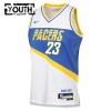 Barn Indiana Pacers Tröja Aaron Nesmith Nike 2025-26 City Edition Vit Swingman